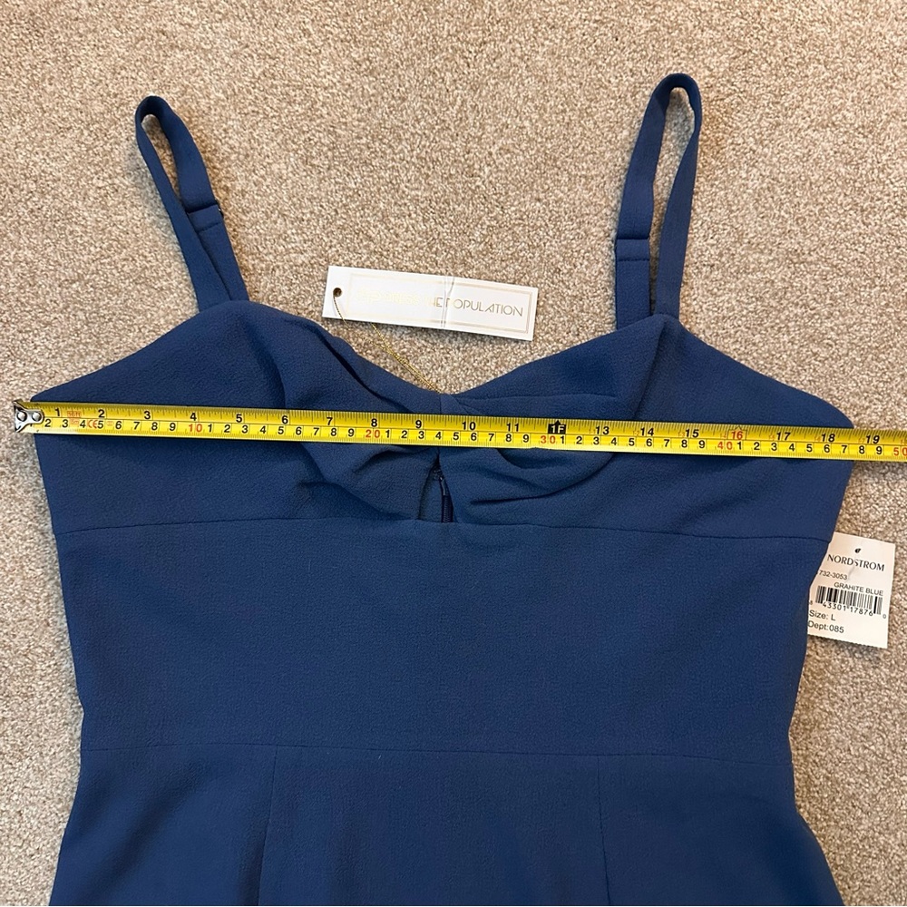 NWT Dress The Population Eve Twist Front Sweetheart Sheath Dress Size Large - Picture 5 of 8